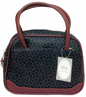 Bits and Stirrups Bowler Hand Bag