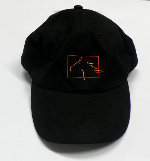 Scrunchie Baseball Hat - Horse Head Logo