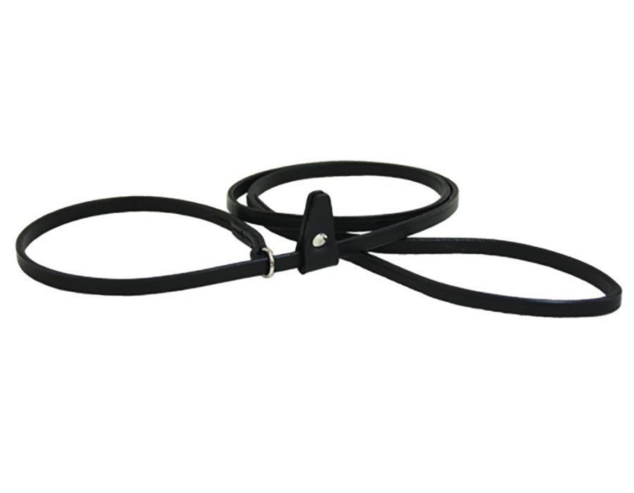 Leather slip dog leash from Auburn Leathercrafters.