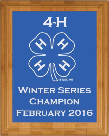 Genuine Bamboo plaque with your custom engraved 4-H logo and text.  4-H Award