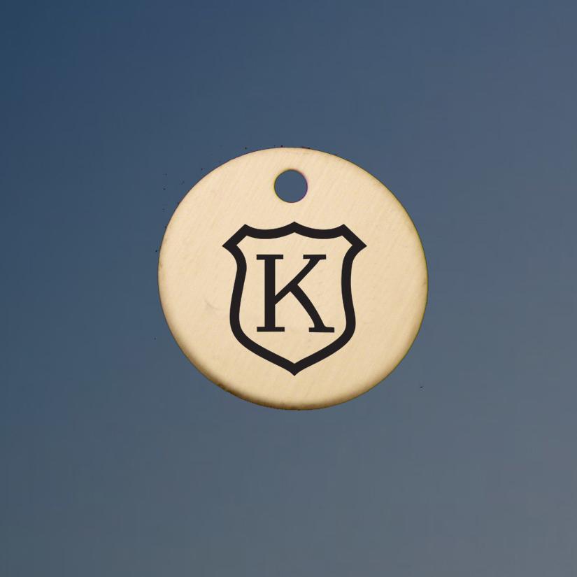 Brass or silver horse breed bridle charm with engraved horse breed logo of your choice. 25+ horse breed logos to choose from.