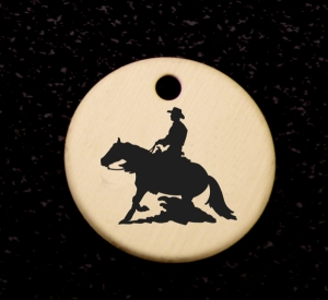 Engraved Brass Bridle Charm - Rodeo Designs