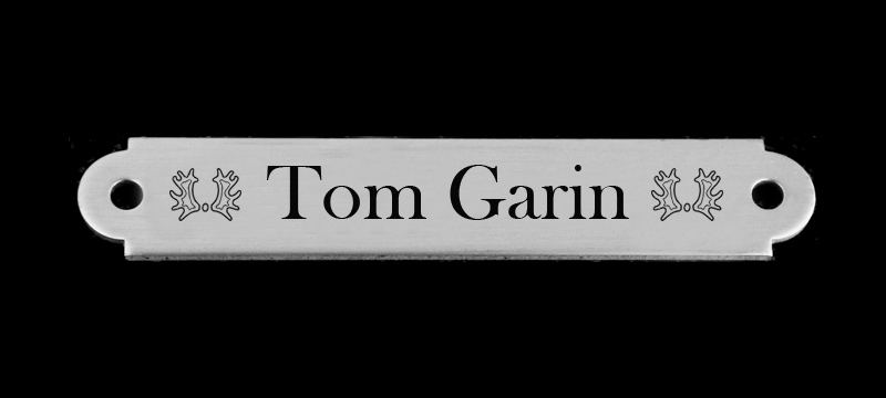 Hreed Logo engraved brass or silver nameplate good for picture frames, pet memorials and much more. Horse Breed Logo Plate