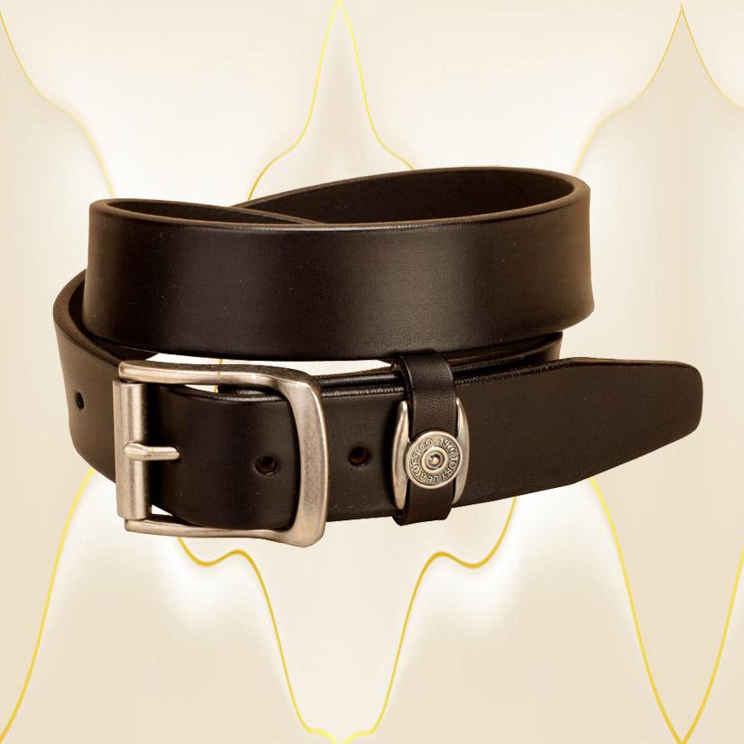 Signature keeper bridle leather belt from Tory Leather.