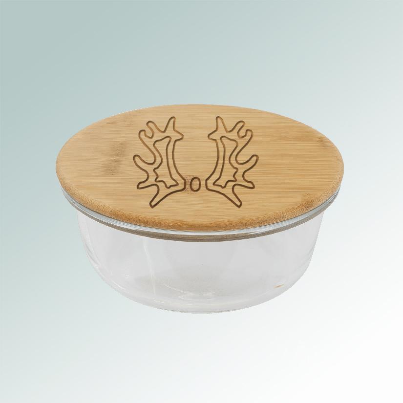 Horse breed food storage container with your choice of custom engraved horse breed logo and personalized text. 25+ horse breed logos to choose from.