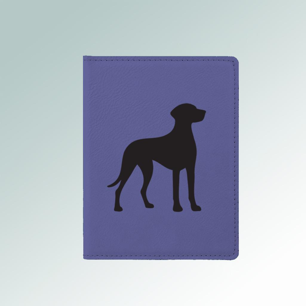Personalized Dog Breed Passport Cover - Custom Leatherette Passport Holder - Over 100 Dog Breeds - Custom Text, Travel Gift for Dog Lover