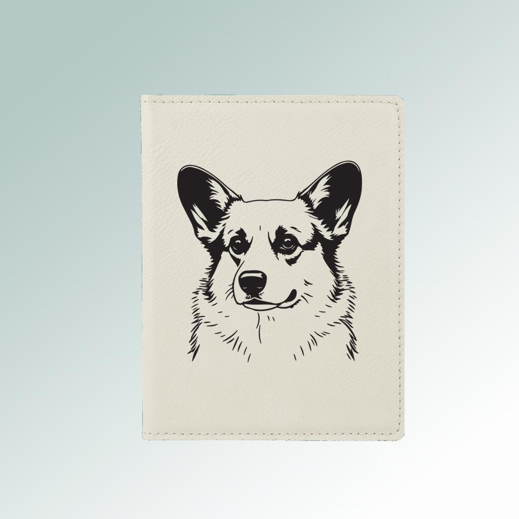Personalized Corgi Passport Cover - 100+ Cute Corgi Designs, Custom Leatherette Passport Holder, Gift for Corgi Lover, Custom Dog Travel Gift