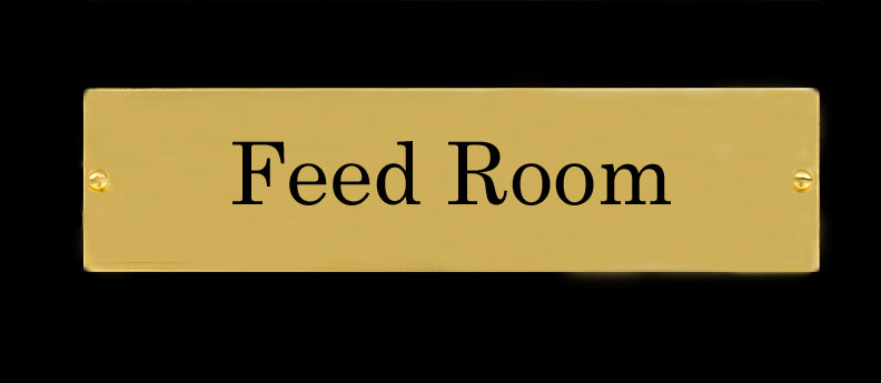 Brass Engraved Sign