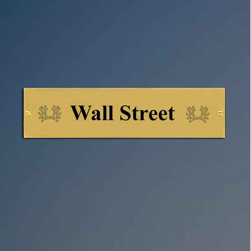 Engraved brass stall nameplate for your horses' stall door. Includes the horse breed logo of your choice. 25+ horse breed logos to choose from.