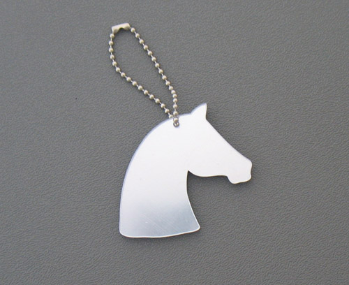 Mirror Horse Head Key chain