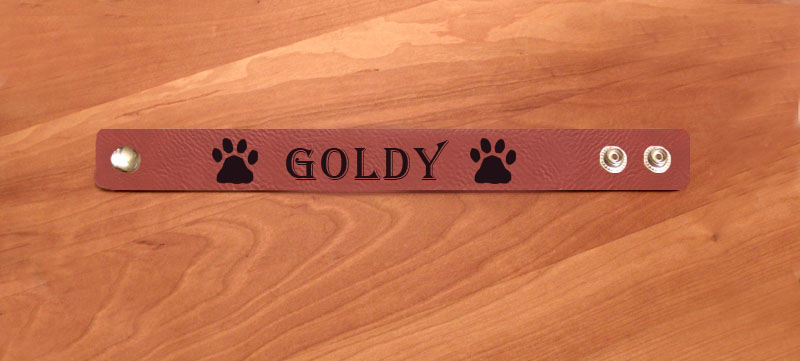 Personalized bracelet with your choice of dog design.