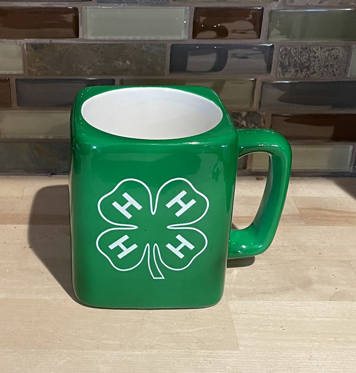 4-H Logo Ceramic Coffee Mug