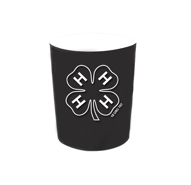 Personalized replacement silicone sleeves with custom engraved text and a 4-H logo. 4-H Sleeve