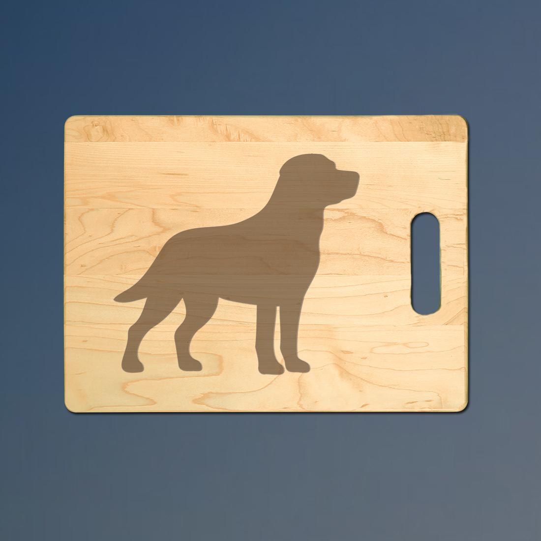 Engraved Maple Dog Breed Cutting Board
