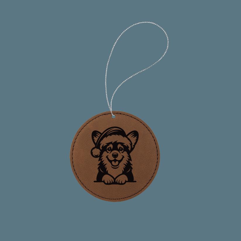 Leatherette Corgi Ornament | 100+ Corgi Designs