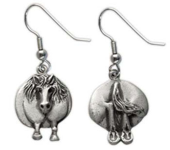 Pony Head & Bum Earrings