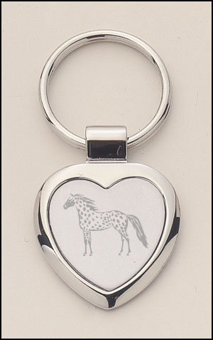 Silver key ring horse gift with engraved horse design 3 of your choice. Silver Horse Key Chain