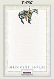 Medicine Horse Note Pad