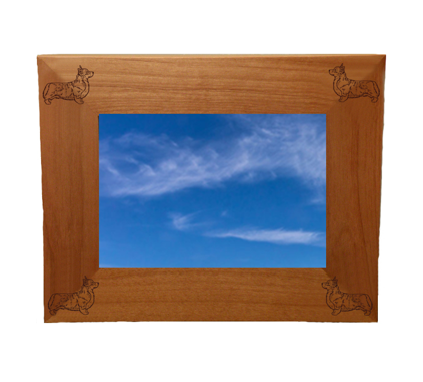Whoodle Laser Engraved Wood Picture Frame