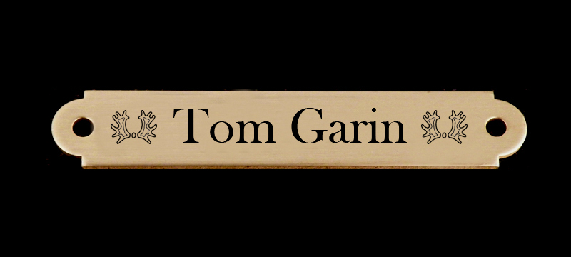 Brass or Silver Engraved Saddle Nameplate - Breed Logos