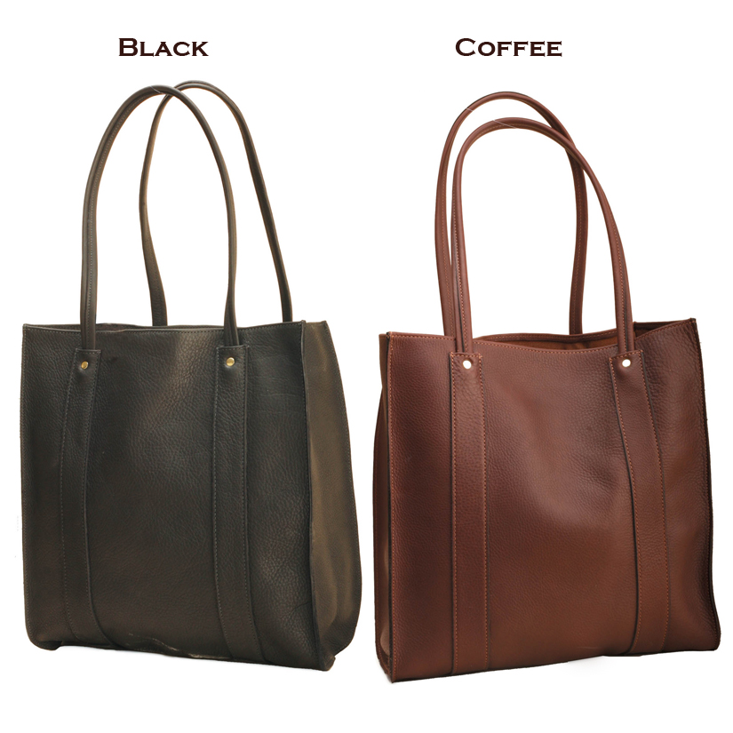 Black or coffee carry all leather equestrian travel bag with shoulder straps from Tory Leather.