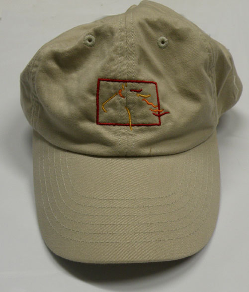 Stone horse head scrunchie hat.