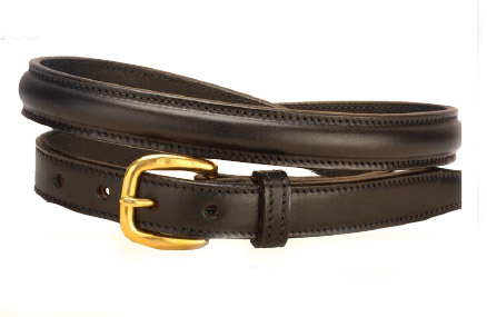 Raised Leather Belt - 3/4