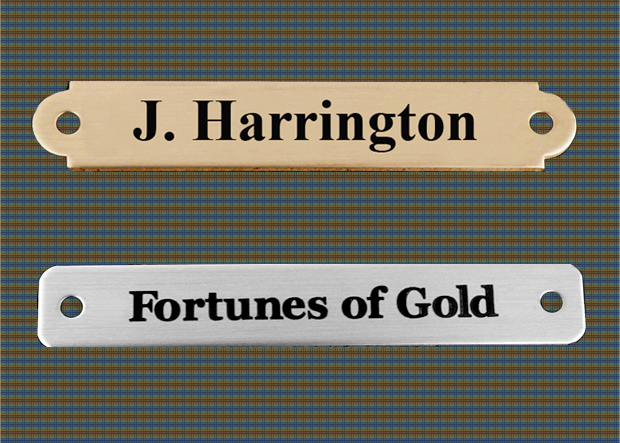 Choice of round or ornamental end plate in either brass or nickel silver.