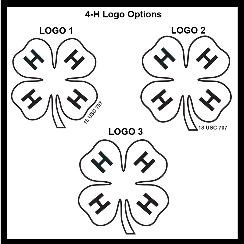 4-H logos available for engraving.