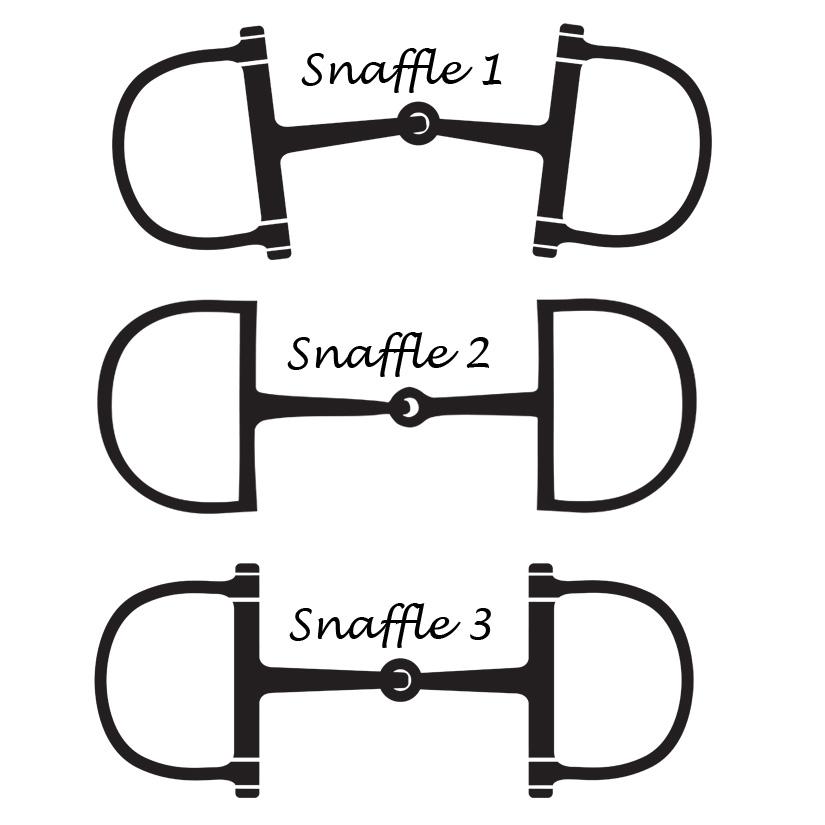 D Bit Snaffle Bit Options