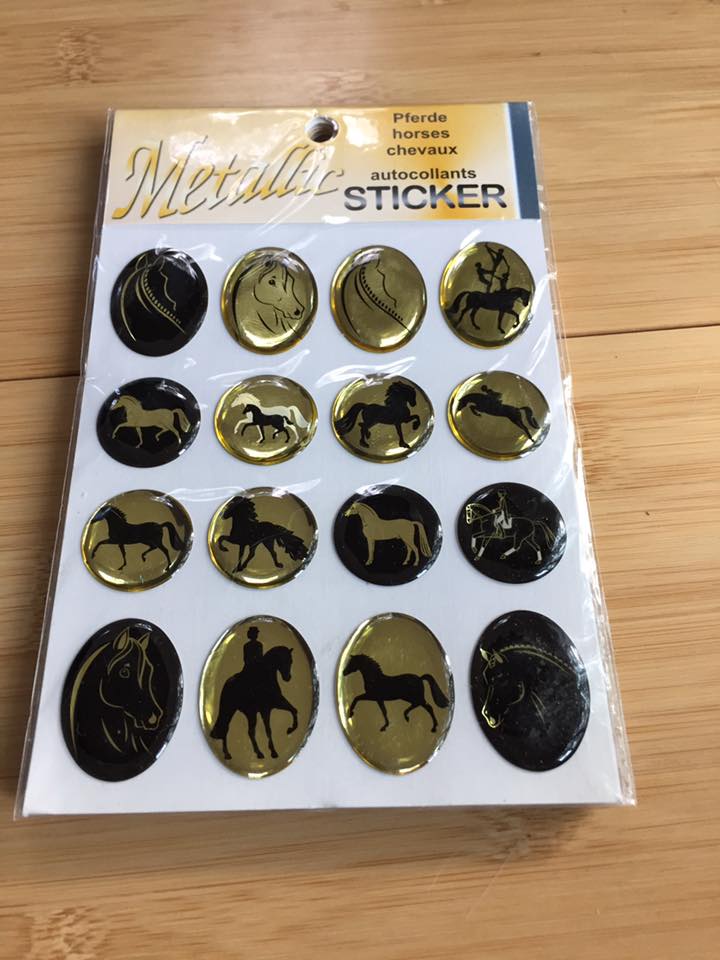 Metallic Horse Stickers 13 Packs Horse Smarts