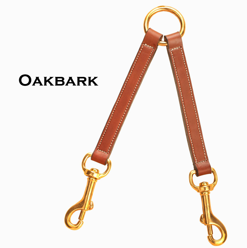 Oakbark leather coupler attachment.