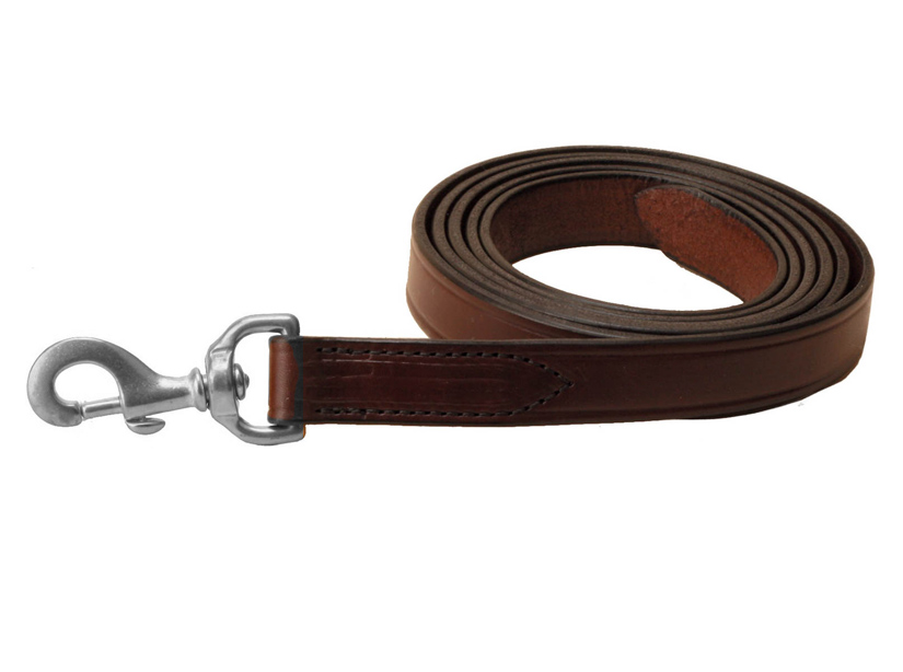 Leather horse lead with a bolt snap from Tory Leather. Tory Leather Horse Leads