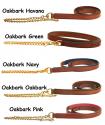 Tory Leather's padded English oakbark leather horse lead shank with a 24
