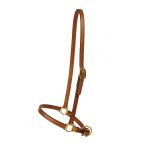 Leather grooming halter in oakbark color.