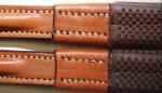 Finely crafted leather and rubber reins from Edgewood.