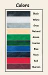 Colors available for synthetic fleece halter cover from Walsh.