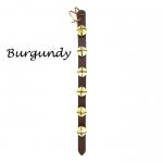 Sleigh Bell on a Burgundy Leather Strap
