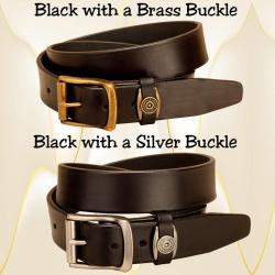 Black bridle leather signature keeper belt.
