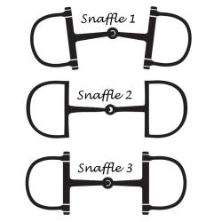 D Bit Snaffle Bit Options