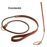 Oakbark leather slip style dog leash from Tory Leather.