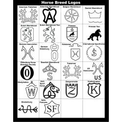 Dutch Warmblood, Friesian, German Oldenburg, American Warmblood, Knabstrupper
