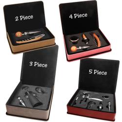 Our leatherette horse wine tools come in 4 sizes.