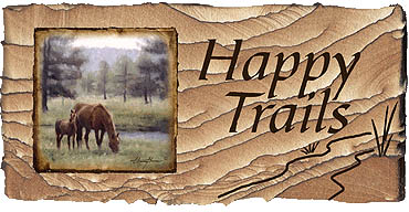 Happy Trails - Mare & Foal Plaque