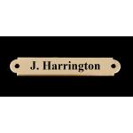Personalized horse martingale nameplate with your choice of custom engraved text.
