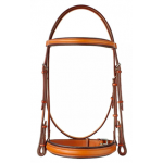Plain Raised  Edgewood 1" Bridle with Padded Noseband and Browband