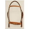 Horse or pony bridle that is plain raised and made by Edgewood leather.