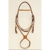 Fancy Stitched Raised Edgewood Bridle 5/8" with a Fancy Stitched Figure 8 Noseband