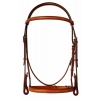 Plain Raised Edgewood Bridle 3/4" - Padded Crown Piece