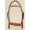 Plain Raised Edgewood 3/4" Bridle with Padded Crown, Browband and Noseband